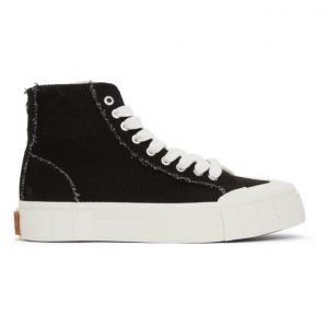 Good News Black and Off-White Seasonal Palm High Sneakers (GNPALM021)