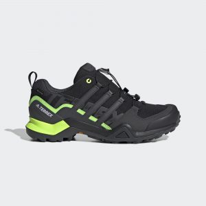 adidas TERREX Swift R2 GORE-TEX Wanderschuh Core Black / Dgh Solid Grey / Signal Green (EF4612)