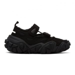Acne Studios SSENSE Exclusive Black Suede and Mesh Sneakers (AD0284-)