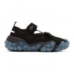 Acne Studios Black and Blue Velcro Sneakers (BD0096-)