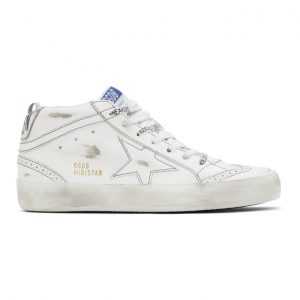 Golden Goose White Mid Star Sneakers (GMF00122.F001249.104)
