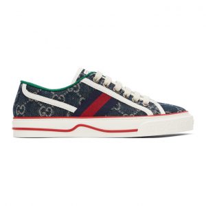 Gucci Blue Tennis 1977 Sneakers (606110 2KQ10)