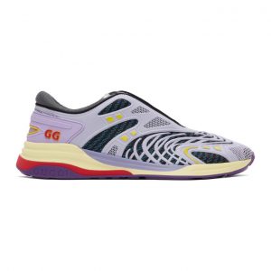 Gucci Purple and Black Ultrapace R Sneakers (624482 2ET20)
