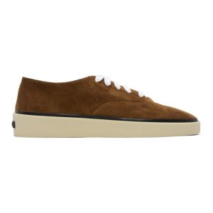 Fear of God Ermenegildo Zegna Brown Suede Low-Top Sneakers (LHSUE-A4794L-CUY)