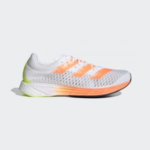 adidas Adizero Pro Laufschuh Cloud White / Screaming Orange / Solar Yellow (FY0098)