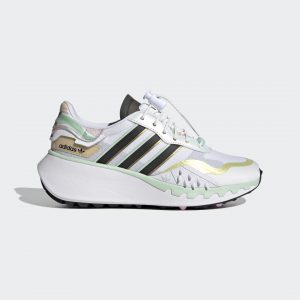 adidas Choigo Schuh Cloud White / Core Black / Frozen Green (FY6731)
