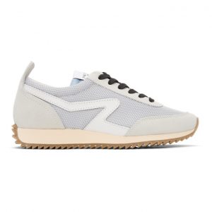 rag and bone Taupe Retro Runner Sneakers (WFF21SF014MW14-MOONST)