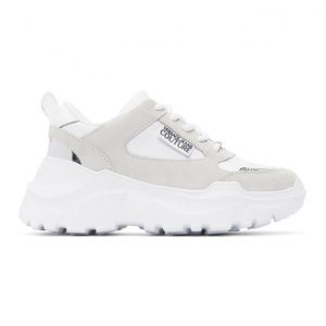 Versace Jeans Couture White Speedtrack Colors Sneakers (EE0VWASC2E71955)