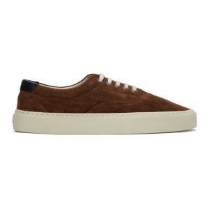 Saint Laurent Brown Suede Venice Sneakers (652830 1NZB0)