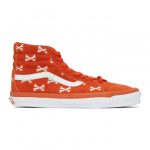 Vans Orange and White WTAP Edition OG Sk8-Hi LX Sneakers (VN0A4BVB20Q)