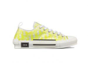 Dior B23 Low White Yellow Oblique