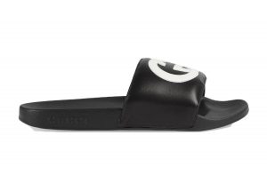 Gucci Slide Interlocking G Leather Black (W)