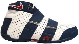 Nike LeBron 20-5-5 White Midnight Navy Varsity Red
