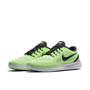 Nike Free RN Ghost Green/Black-Blue Moon