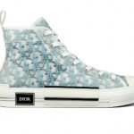 Dior B23 High Top Blue Oblique Pixel