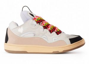 Lanvin Leather Curb White Ivory