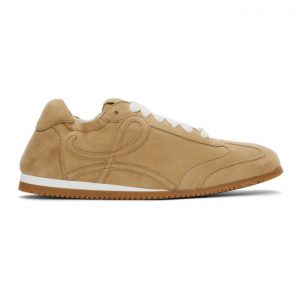 Loewe Beige Suede Ballet Runner Sneakers (L814282X39)