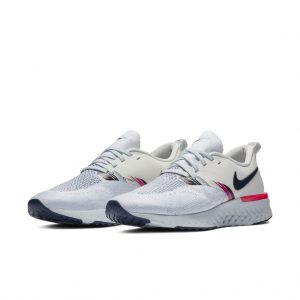 Nike Odyssey React 2 Flyknit White Blue Void Hyper Pink (W)