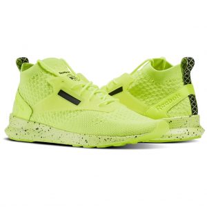 Reebok Zoku Runner Ultra Knit Is Solar Yellow Black White