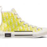 Dior B23 High Top White Yellow Oblique