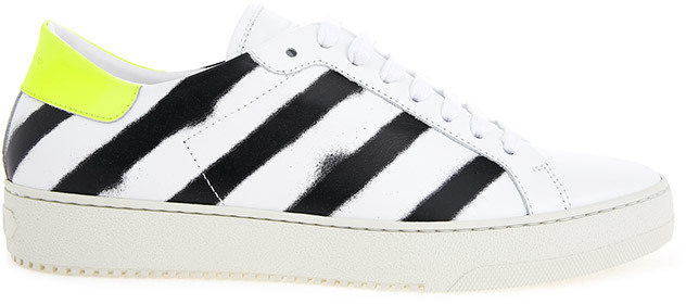 OFF-WHITE Diagonals Spray White Black