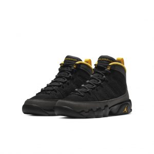 Jordan 9 Retro Dark Charcoal University Gold (GS)