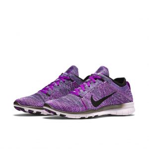 Nike Free Tr Flyknit Vivid Purple Black-Fuchsia Glow-Light Volt (W)