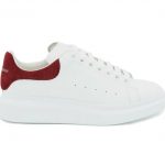 Alexander McQueen Oversized Burgundy Croc Suede