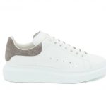 Alexander McQueen Oversized Lead Croc Suede