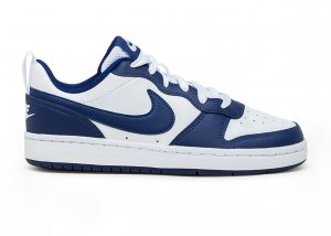 Court Borough Low 2 White Blue Void (GS)
