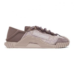 Dolce and Gabbana Pink NS1 Low Sneakers (CK1754 AX372)