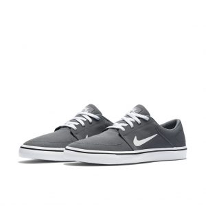 Nike Sb Portmore Canvas Low Skate Shoes Grey