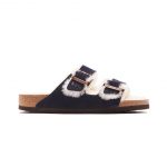 Birkenstock Arizona Shearling Kith Navy Blazer
