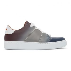 Ermenegildo Zegna Blue Gradient Tiziano Sneakers (LHSFU-A4932X)