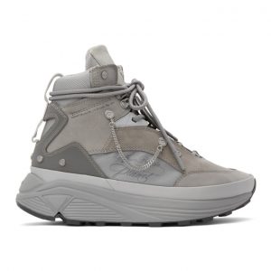 C2H4 Grey My Own Private Planet Atom Alpha High Top Sneakers (R003-095S)