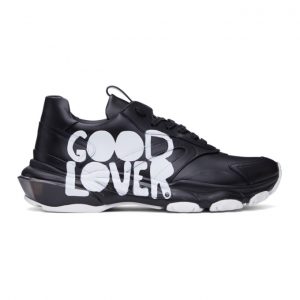 Valentino Garavani Black Melanie Matranga Edition Good Lover Sneakers (VY2S0873DPT)