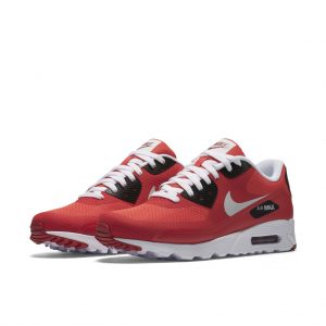 Nike Air Max 90 Ultra Essential Action Red/Pure Platinum-Gym Red-Black