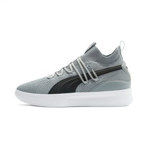 Puma Clyde Court Basketballschuhe Grau/Schwarz (191712-08)