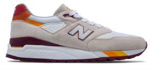 New Balance 998 Coumarin Pack White Burgundy