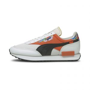 Puma Future Rider International Game Puma White / Tigerlily (375971-01)
