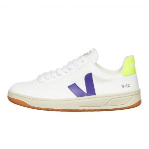 Veja V-12 WMN White / Purple / Jaune Fluo (XDW012491)