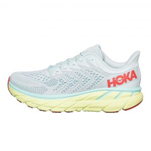 HOKA WMNS Clifton 7 Morning Mist / Hot Coral (1110509-MMHC)