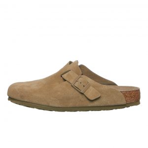 Birkenstock Boston BS Suede Faded Khaki (1019054)