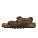 Birkenstock Milano BS Oiled Leather Faded Khaki (1019336)