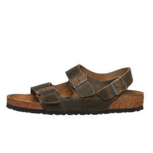 Birkenstock Milano BS Oiled Leather Faded Khaki (1019336)