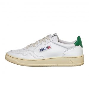 Autry  Medalist Low White / Green (AULMLL20)