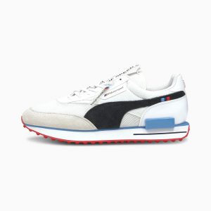 Puma BMW M Motorsport Future Rider Motorsportschuhe Weiß/Schwarz/Rot (306640-02)