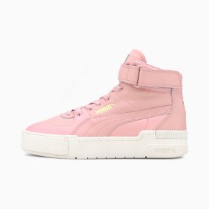 Puma Cali Sport Top Warm Up Damen  Rosa/Weiß (373436-02)