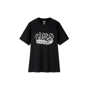 KAWS x Uniqlo Wordmark Tee (US Sizing) Black (SS19) (SS19)