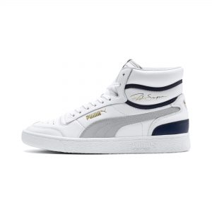 Puma x Ralph Sampson Mid  Weiß/Blau/Grau (370847-04)